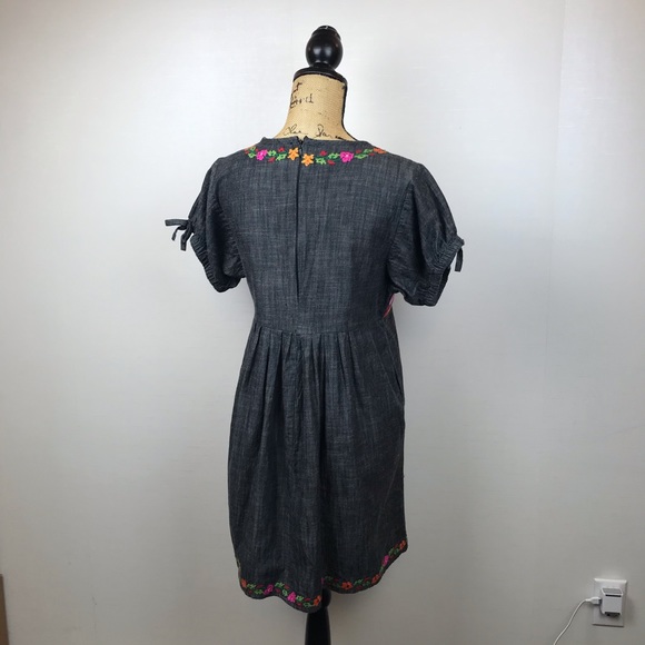 Free People Oaxaca Chambray Embroidered Dress - Picture 6 of 15